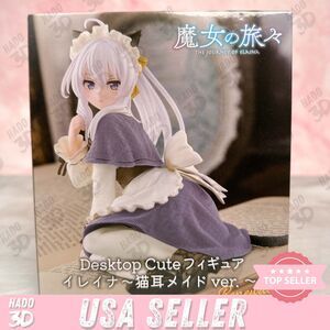 Wandering Witch The Journey of Elaina Figure Desktop Cute Cat Ear Maid ver.